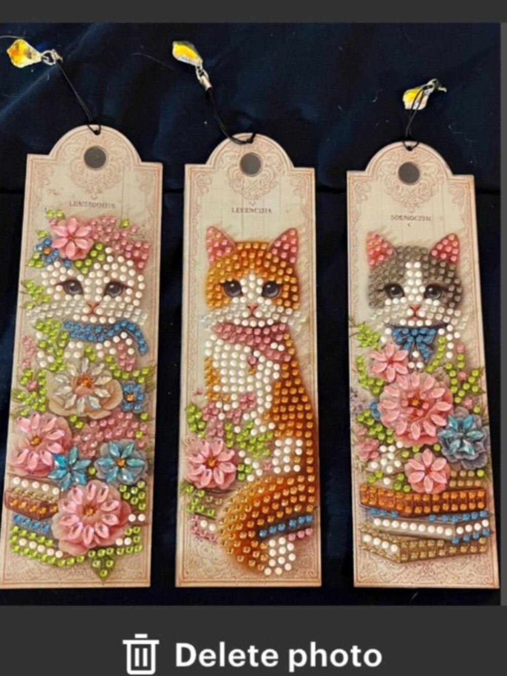 Kittens Diamond Art Bookmarks - 3 Pack